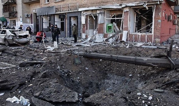  العرب اليوم -  انفجارات قوية تهزّ كييف ورئيس البلدية يُعلن إسقاط 10 مسيّرات إيرانية