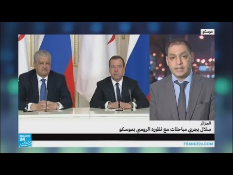 فيديو رئيس الوزراء الجزائري يجري مباحثات مع نظيره الروسي
