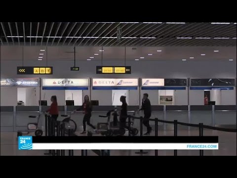 بالفيديو إعادة افتتاح جزئية لصالة المغادرة في مطار بروكسل