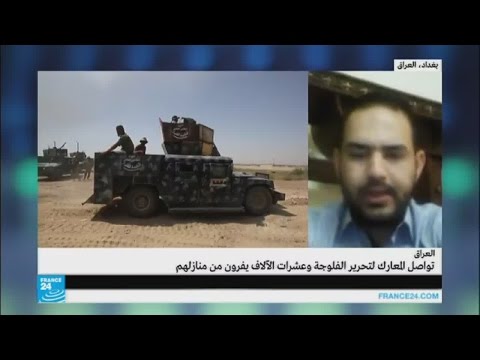بالفيديو تواصل المعارك في الفلوجة