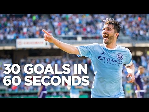 بالفيديو كل أهداف ديفيد فيا في الدوري الأميركي