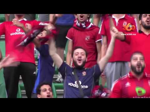 بالفيديو التراس الأهلي يساند فريقه في الرباط