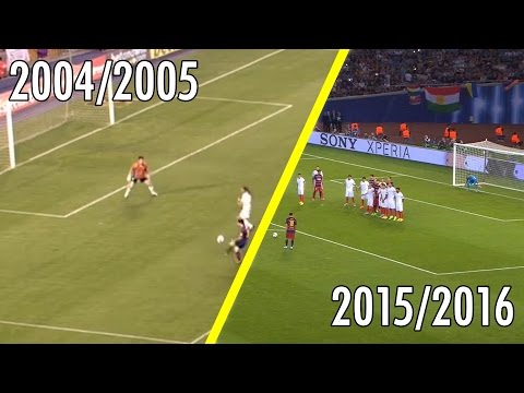 بالفيديو أهداف الأرجنتيني ليونيل ميسي في جميع مواسمه الرياضية