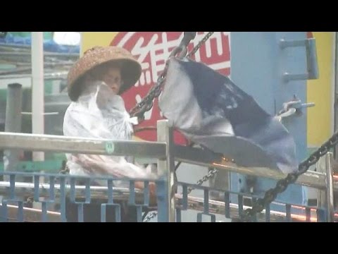 بالفيديو إعصار نيدا يجتاح هونغ كونغ بقوة