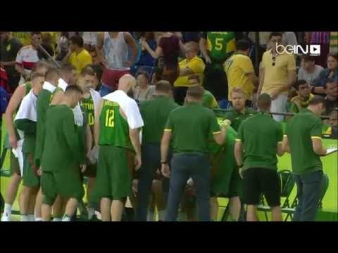 بالفيديو منتخب كرة السلة اللتواني يتغلّب على البرازيلي 8276