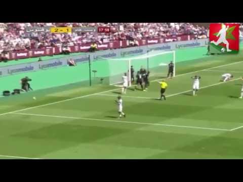 بالفيديو فرصة المهدي بنعطية لتسديد هدف ترتطم بالعارضة