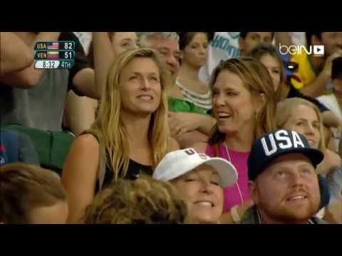 بالفيديو الولايات المتحدة الأميركية تكتسح فنزويلا في كرة السلة