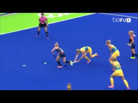 بالفيديو الولايات المتحدة تتغلب على أستراليا 21 في مسابقات الهوكي على العشب