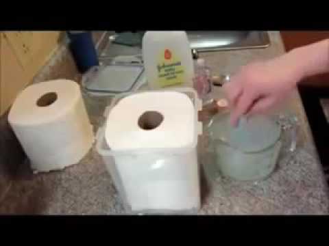 فكرة مبتكرة وعبقرية لعمل مناديل مبللة