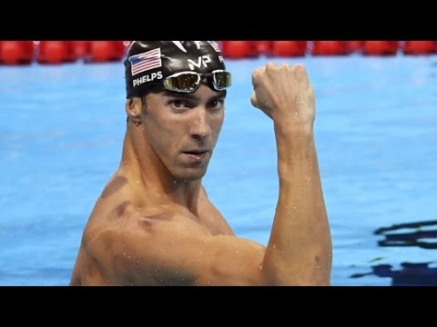 بالفيديو فيلبس يعزز أسطورته الأولمبية في دورة عام 2016