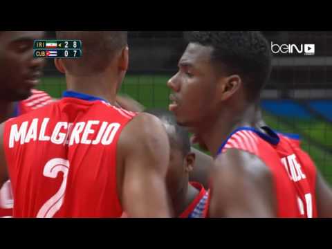 شاهد إيران تتفوَّق على كوبا 30 في الكرة الطائرة رجال