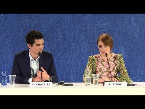 إيما ستون تروج لـla la land في إيطاليا