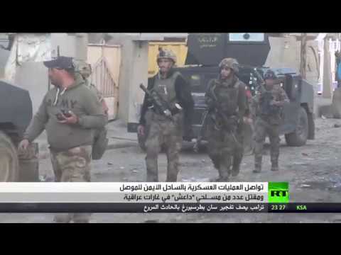 شاهد مقتل عدد من مسلحي داعش إثر غارات في الموصل