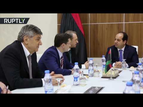 بالفيديو نائب وزير الخارجية الروسي ميخائيل بوغدانوف يزور ليبيا