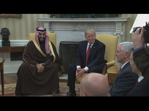 شاهد  الرئيس ترامب ينتقد موقف السعودية تجاه بلاده