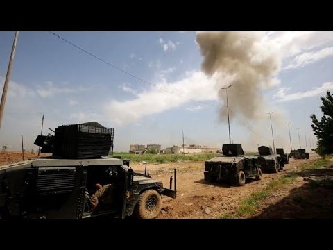 شاهد القوات العراقية تواصل تقدمها