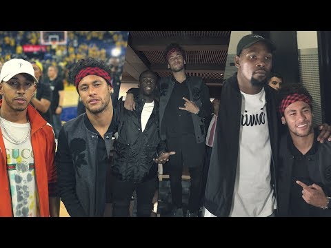 شاهد نيمار يساند زملائه في نهائيات nba