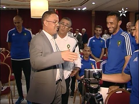 شاهد فوزي لقجع يهيئ الحكام لبدء الموسم الجديد للبطولة