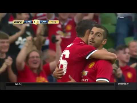 شاهد ملخص لقاء مانشستر يونايتد وسامبدوريا