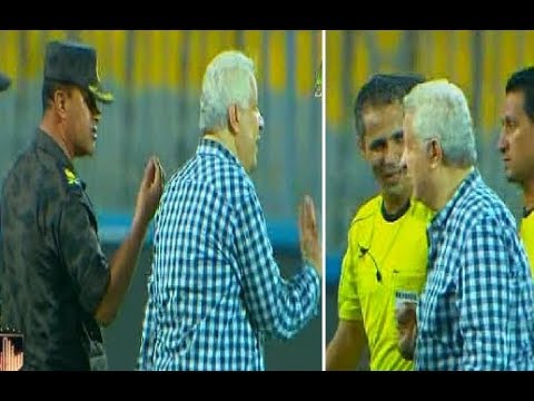 تصرف مرتضى منصور مع حكم مباراة المصري والزمالك