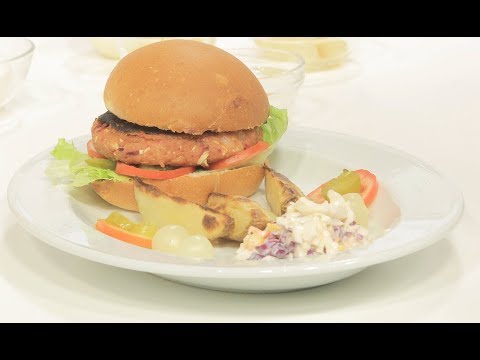 طريقة إعداد برغر بالمشروم والثوم المشوي