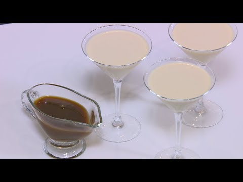 شاهد طريقة إعداد بانا كوتا التفاح وصوص الباترسكوتش