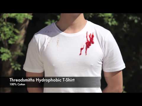 ابتكار قميص أبيض ضد البقع والمياه