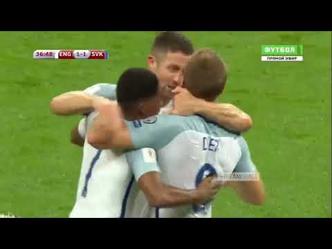 شاهد أهداف مباراة انجلترا وسلوفاكيا