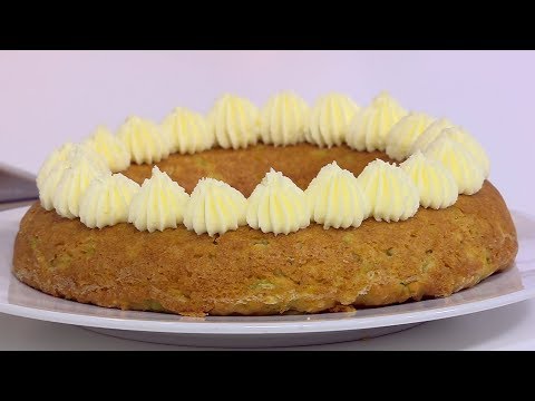 طريقة إعداد ومقادير كيك الكوسة و المانجو