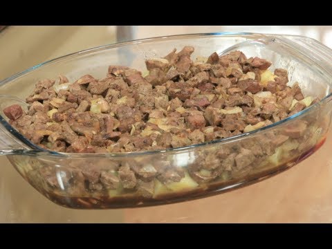 طريقة إعداد ومقادير فتة كبد و كلاوي وقلوب بالبطاطس