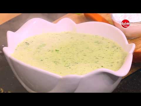 طريقة إعداد ومقادير شوربة الذرة والسبانخ