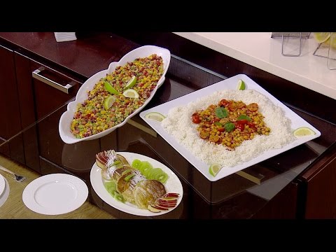 طريقة إعداد حمص بالكاري  سلطة مكسيكي  بانكيك نباتي