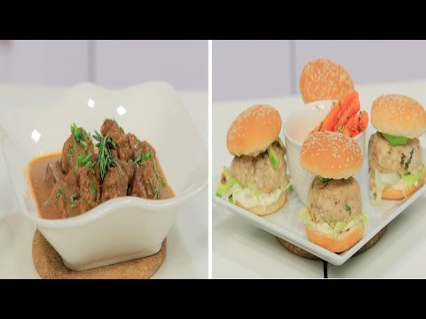 طريقة إعداد لحمة على الطريقة السويسرية  برغر رومي