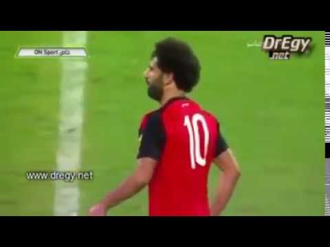 بكاء محمد صلاح في لحظه احراز الكونغو هدف التعادل