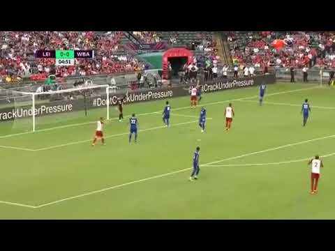 شاهد  أهداف مباراة ليستر سيتي وويست بروميتش