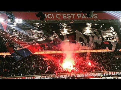 مشجّعو نيس يتألّقون في الملعب وجماهير باريس سان جيرمان ترد عليهم