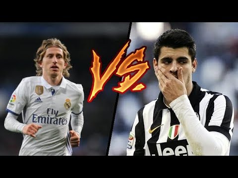 مقارنة بين اللاعبين لوكا مودريتش والفارو موراتا