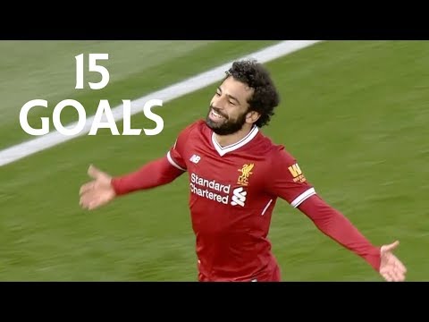 شاهد جميع أهداف محمد صلاح مع فريق ليفربول