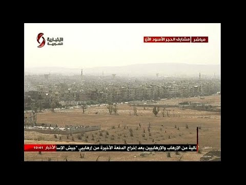 شاهد الطيران السوري يقصف مواقع مسلحين