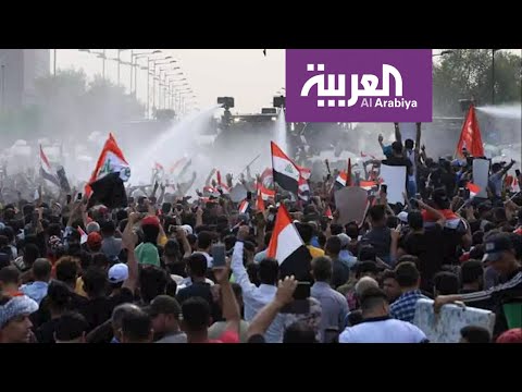 شاهد قتلى وجرحى بالرصاص الحي في مظاهرات كربلاء