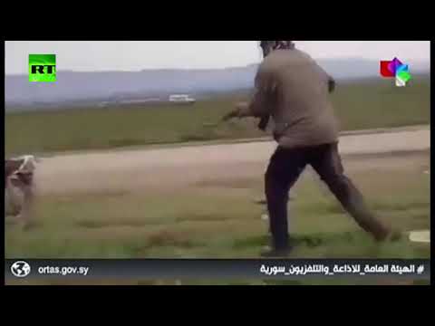 شاهد الاشتباكات بالأسلحة بين أهالي قرية خربة عمو والقوات الأميركية في سورية