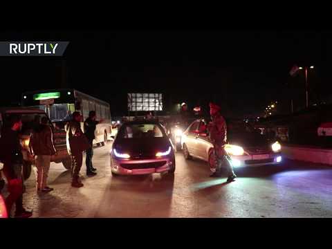 شاهد احتفالية المواطنين بتأمين الجيش السوري محيط مدينة حلب بالكامل