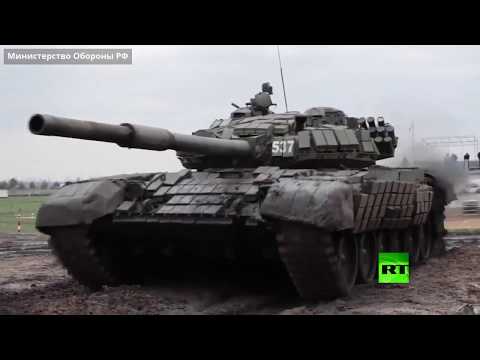 شاهد تدريبات الرماية لأقوى دبابات الجيش الروسي