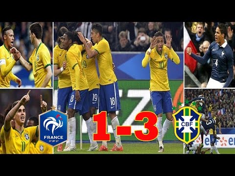 بالفيديو البرازيل تفوز على فرنسا