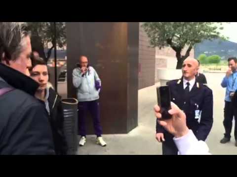 شاهد استقبال حافل لمحمد صلاح ورفاقه بعد عودتهم لفلورنسا