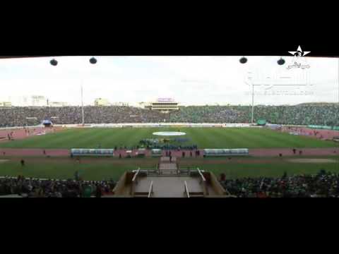 فيديو تيفو جمهور الرجاء أمام وفاق سطيف