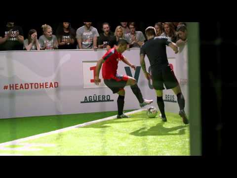 بالفيديو أغويرو يتحدى ماركو ريوس