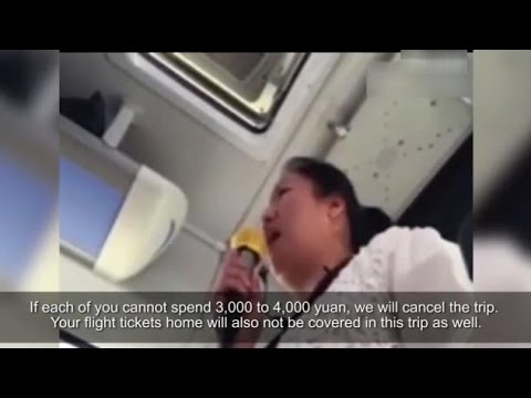 بالفيديو مرشدة تهاجم السياح لعدم إنفاقهم الأموال