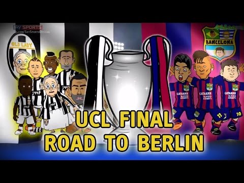 شاهد فيلم كارتون يرصد مشوار برشلونة ويوفنتوس