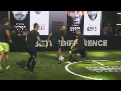 شاهد إبداعات أندير هيريرا وزين الدين زيدان